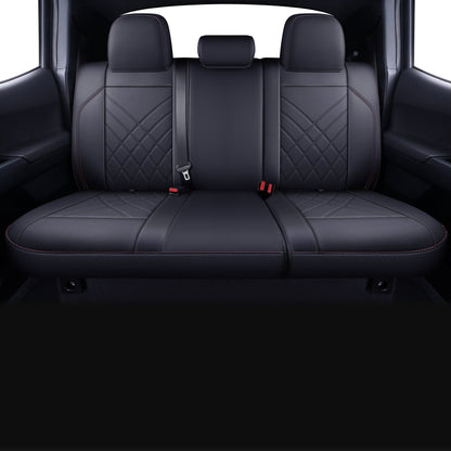 Tacoma Full Seat Covers, suitable for Tacoma 2016-2023 Seat covers for five persons double cab, artificial leather, four seasons available, breathable and comfortable