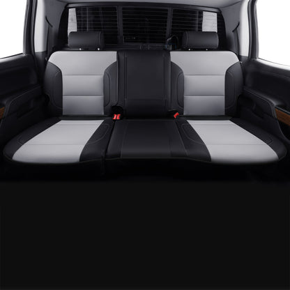 Custom Silverado Seat Covers 2007-2024 Chevrolet Silverado Sierra 1500/2500HD/3500HD crew, all-covered seat covers，dual, extended cab, waterproof leather, , all seasons