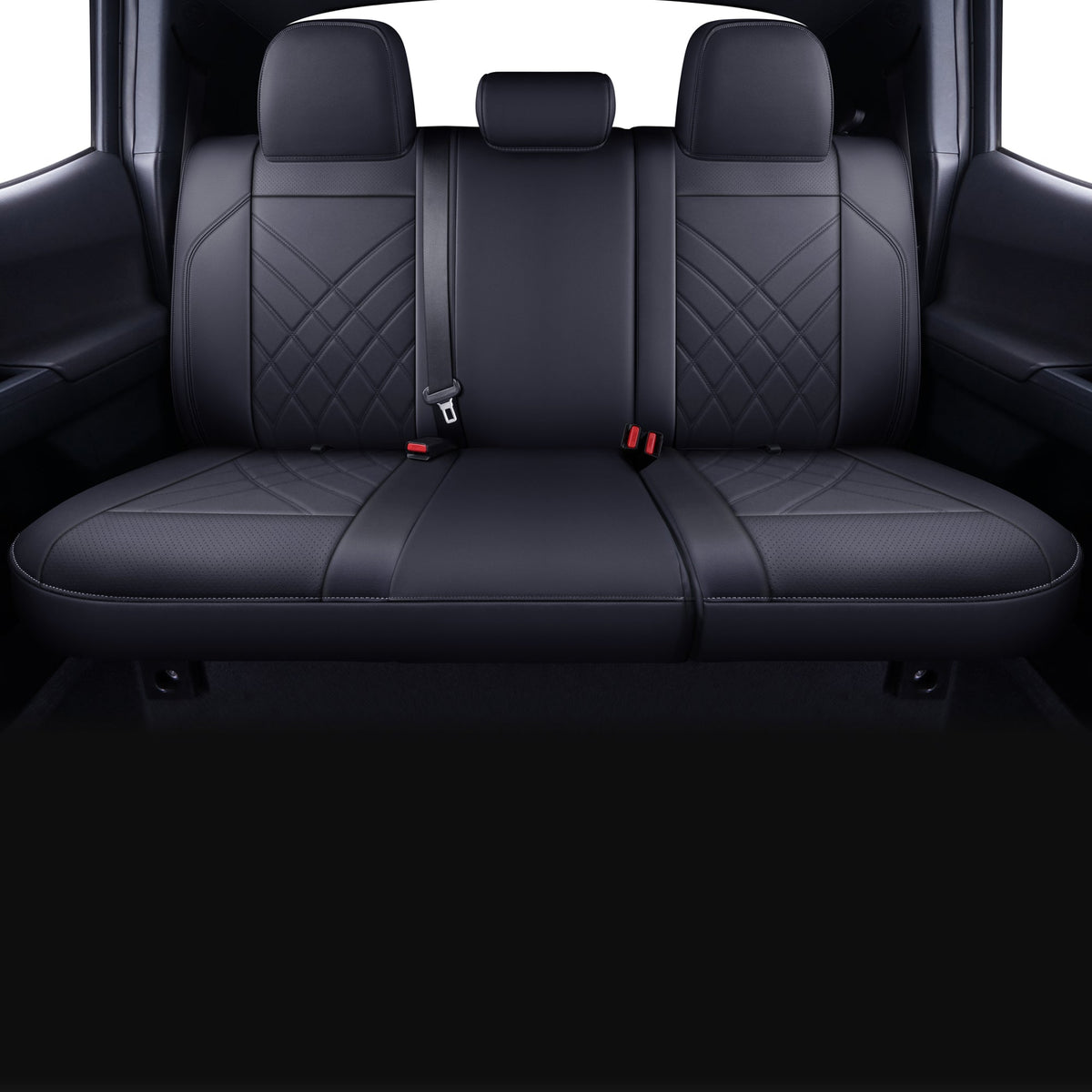 Tacoma Full Seat Covers, suitable for Tacoma 2016-2023 Seat covers for five persons double cab, artificial leather, four seasons available, breathable and comfortable