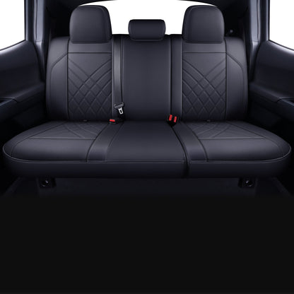Tacoma Full Seat Covers, suitable for Tacoma 2016-2023 Seat covers for five persons double cab, artificial leather, four seasons available, breathable and comfortable
