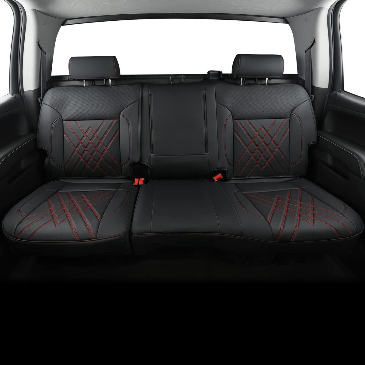 Chevy Sliverado Leather truck Seat  Covers 2014-2018 For1500&2500&3500HD Custom-made all-enveloped, all-season, waterproof leather