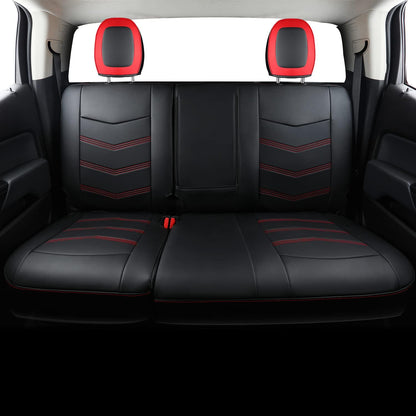 Colorado Seat Covers suitable for Chevrolet 2015-2022 Colorado Canyon cab Z71 LT ZR2 work truck and 2015-2024 GMC Canyon fully enclosed seat cover with waterproof faux leather