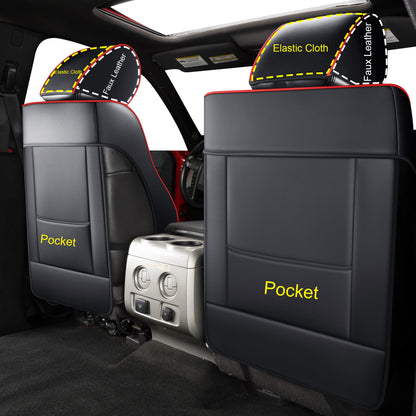 Ford F150 Seat Covers,For 2009-2014 F150 CrewCab 2011-2016 F250 F350 Waterproof faux leather All seasons are good Free delivery