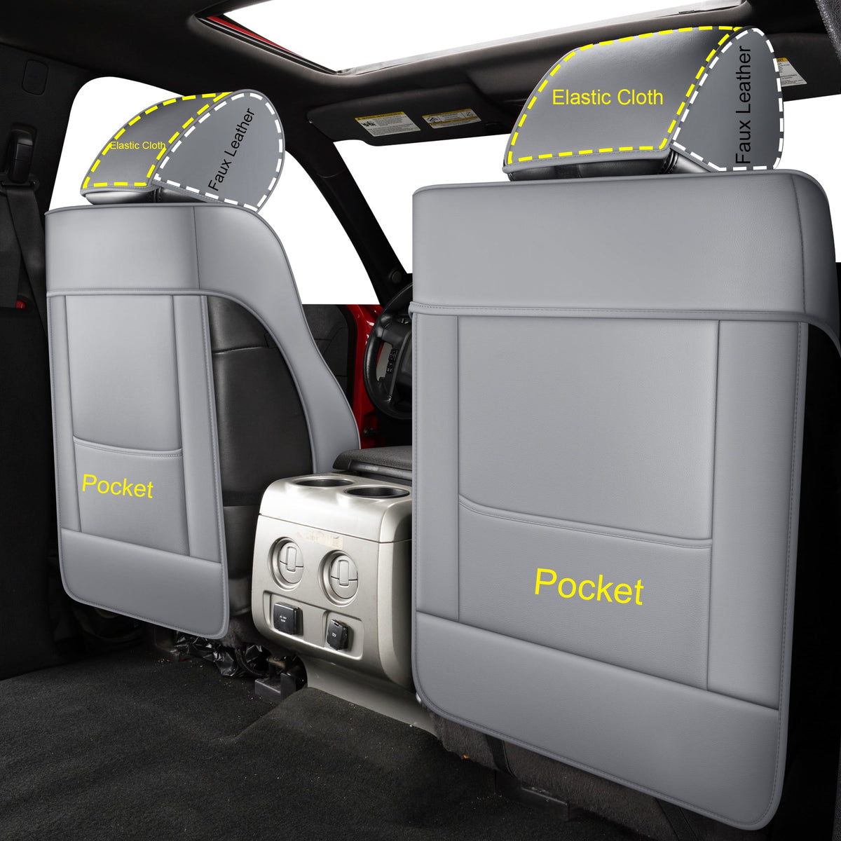 Ford F150 Seat Covers,For 2009-2014 F150 CrewCab 2011-2016 F250 F350 Waterproof faux leather All seasons are good Free delivery