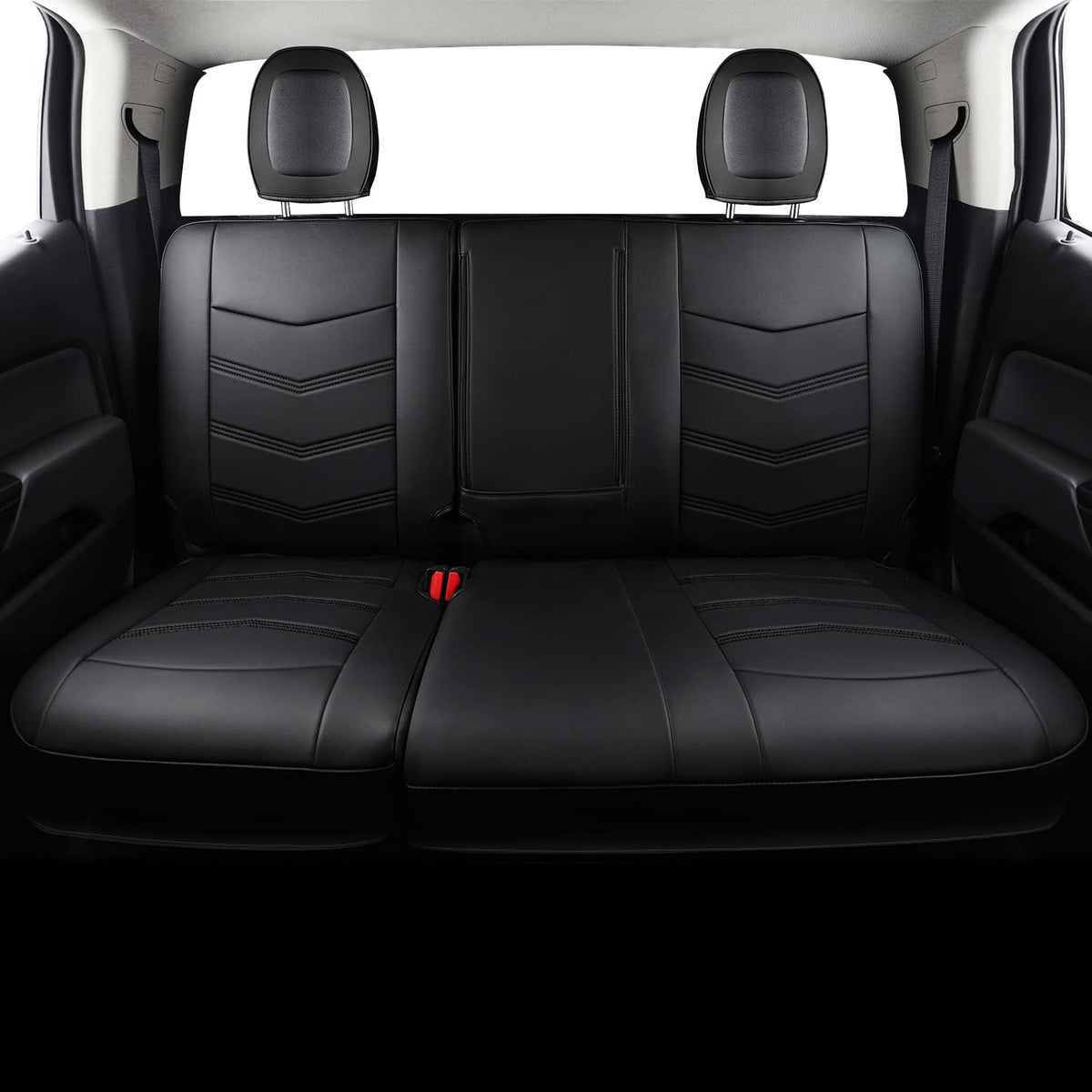 Colorado Seat Covers suitable for Chevrolet 2015-2022 Colorado Canyon cab Z71 LT ZR2 work truck and 2015-2024 GMC Canyon fully enclosed seat cover with waterproof faux leather