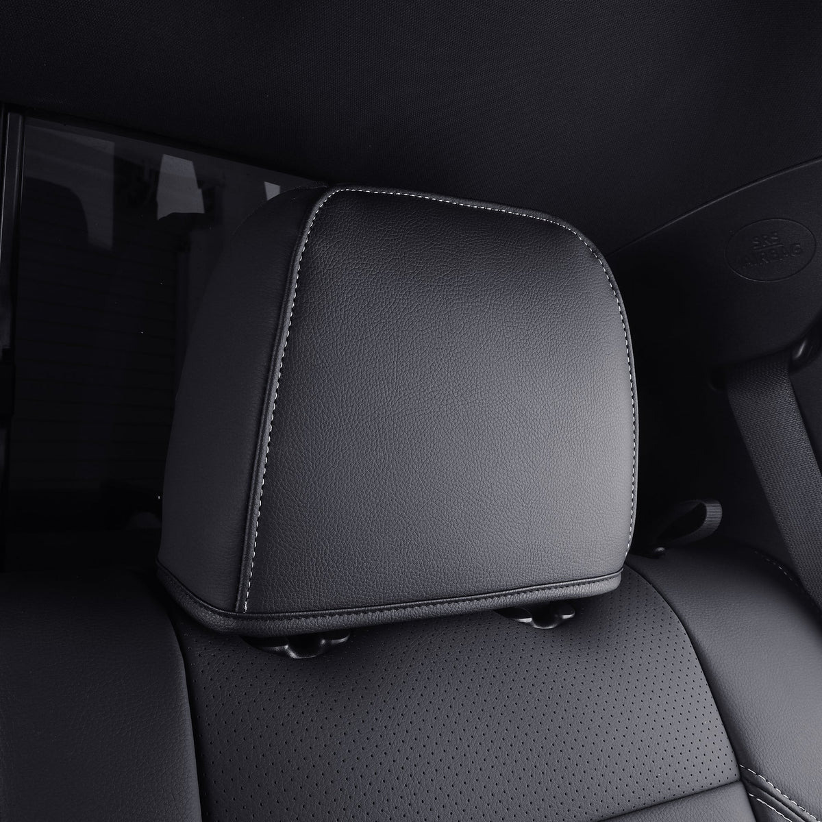 Tacoma Full Seat Covers, suitable for Tacoma 2016-2023 Seat covers for five persons double cab, artificial leather, four seasons available, breathable and comfortable