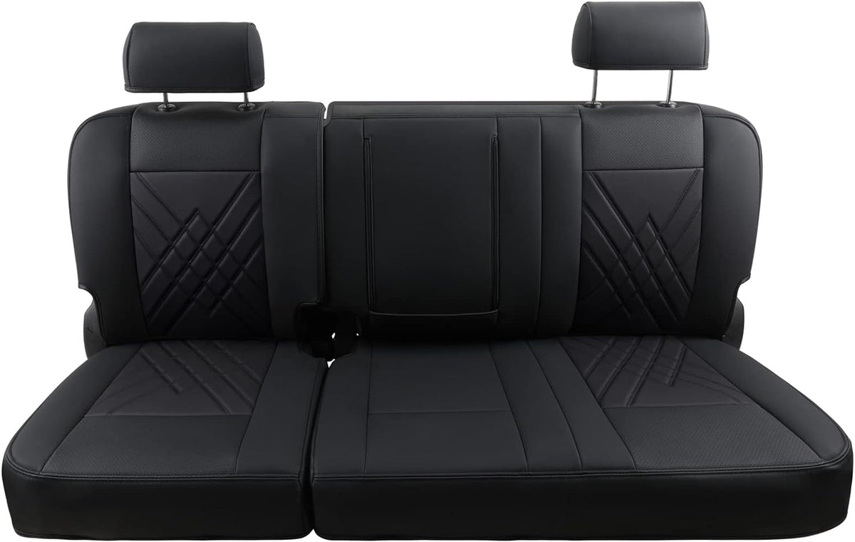 2007-2024 Silverado seat covers Custom&Sierra 1500 2500 3500HD Trucks leather CustomSeat Covers Cars Pickups Full Set, Fit Trims Like LT,LTZ,RST