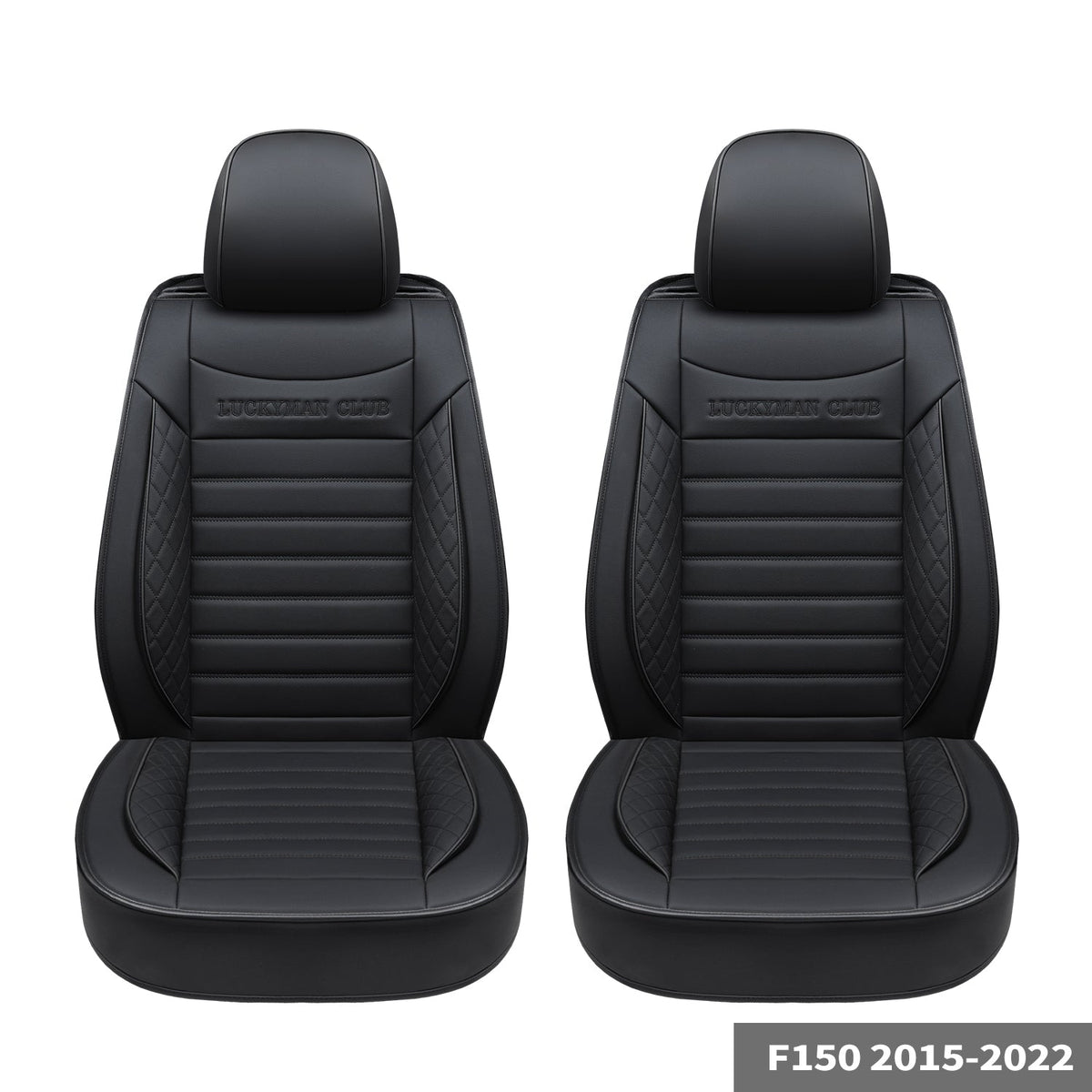 F150 Seat Covers Full Set with Waterproof Leather, Automotive Vehicle Cushion Cover for Cars SUV Pick-up Truck Fit for 2009 to 2024 Ford F150 Carhartt and 2017 to 2023 F250 F350 F450