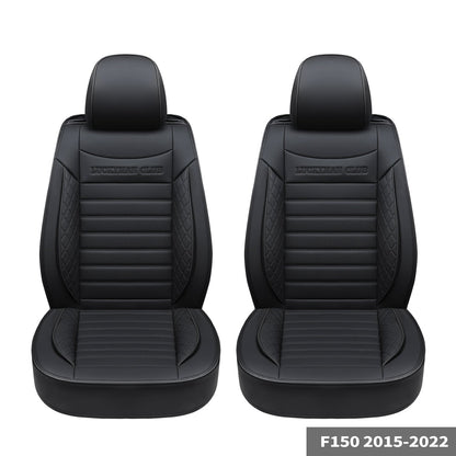 F150 Seat Covers Full Set with Waterproof Leather, Automotive Vehicle Cushion Cover for Cars SUV Pick-up Truck Fit for 2009 to 2024 Ford F150 Carhartt and 2017 to 2023 F250 F350 F450