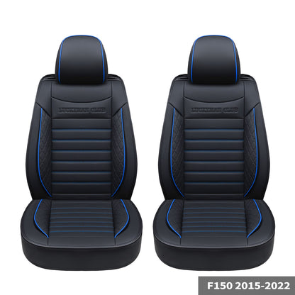 F150 Seat Covers Full Set with Waterproof Leather, Automotive Vehicle Cushion Cover for Cars SUV Pick-up Truck Fit for 2009 to 2024 Ford F150 Carhartt and 2017 to 2023 F250 F350 F450