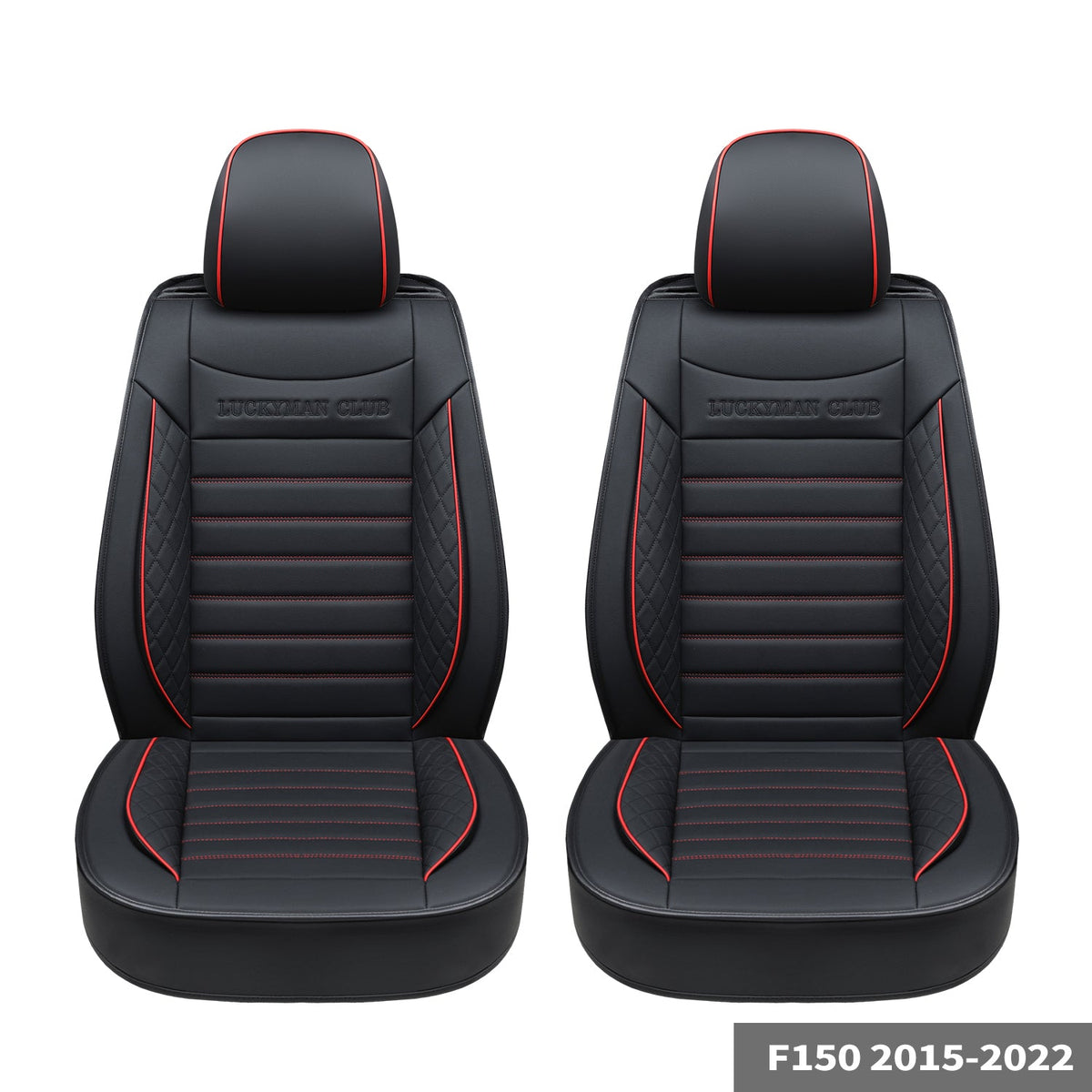 F150 Seat Covers Full Set with Waterproof Leather, Automotive Vehicle Cushion Cover for Cars SUV Pick-up Truck Fit for 2009 to 2024 Ford F150 Carhartt and 2017 to 2023 F250 F350 F450