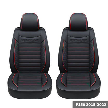 F150 Seat Covers Full Set with Waterproof Leather, Automotive Vehicle Cushion Cover for Cars SUV Pick-up Truck Fit for 2009 to 2024 Ford F150 Carhartt and 2017 to 2023 F250 F350 F450