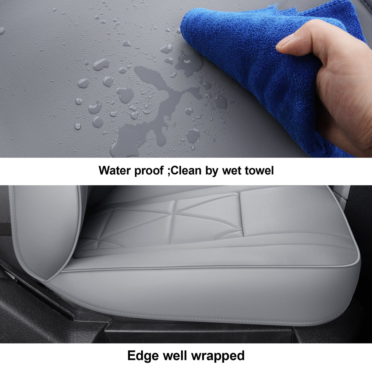 Ford F150 Seat Covers,For 2009-2014 F150 CrewCab 2011-2016 F250 F350 Waterproof faux leather All seasons are good Free delivery