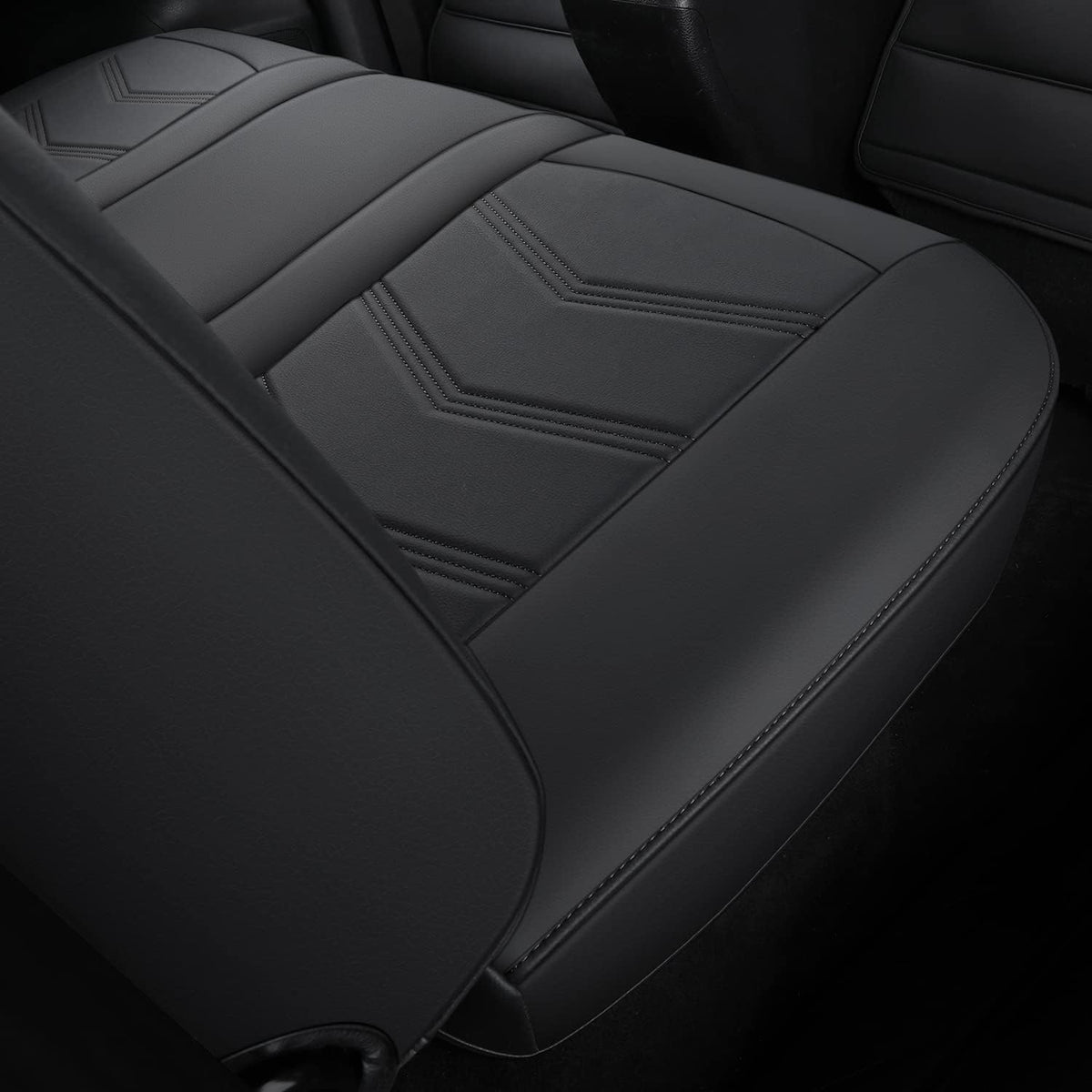 2005-2023 Tacoma Seat Covers Full Set Waterproof leather for Tacoma Double/Crew Cab SR SR5 TRD Sport TRD Off-Road PreRunner Trims, with Waterproof Faux Leather All-enveloping, four seasons general, wear-resistant and scratch-resistant