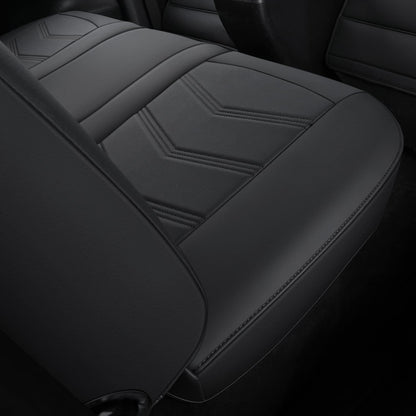 2005-2023 Tacoma Seat Covers Full Set Waterproof leather for Tacoma Double/Crew Cab SR SR5 TRD Sport TRD Off-Road PreRunner Trims, with Waterproof Faux Leather All-enveloping, four seasons general, wear-resistant and scratch-resistant