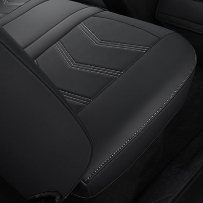 2005-2023 Tacoma Seat Covers Full Set Waterproof leather for Tacoma Double/Crew Cab SR SR5 TRD Sport TRD Off-Road PreRunner Trims, with Waterproof Faux Leather All-enveloping, four seasons general, wear-resistant and scratch-resistant