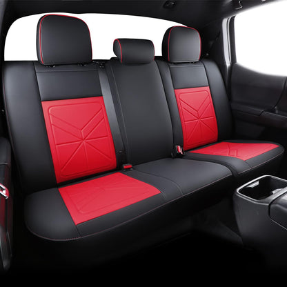 2005-2023 Tacoma Seat Covers Custom Double Cab,Waterproof leather seat cover, all seasons including trims like SR, SR5, Limited, TRD Off Road, TRD Pro, TRD Sport, etc. comfortable and breathable