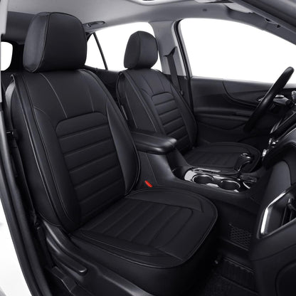 Custom Compatible with the Chevy Equinox Seat Covers 2018-2023 with Faux Leather