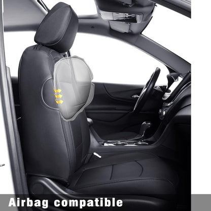Custom Compatible with the Chevy Equinox Seat Covers 2018-2023 with Faux Leather