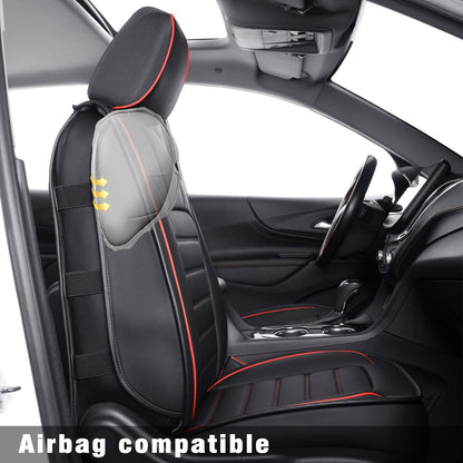 Custom Compatible with the Chevy Equinox Seat Covers 2018-2023 with Faux Leather