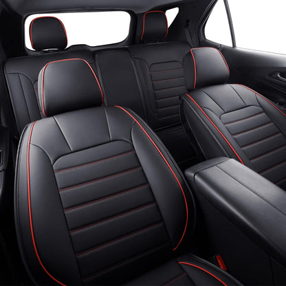 Custom Compatible with the Chevy Equinox Seat Covers 2018-2023 with Faux Leather