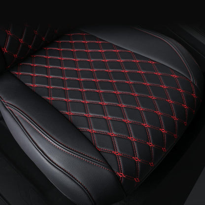 Tacoma Full-Set Seat Covers Fit Tacoma 2016 2017 2018 2019 2020 2021 2022 2023 Double/Crew Cab Only, with Faux Leather