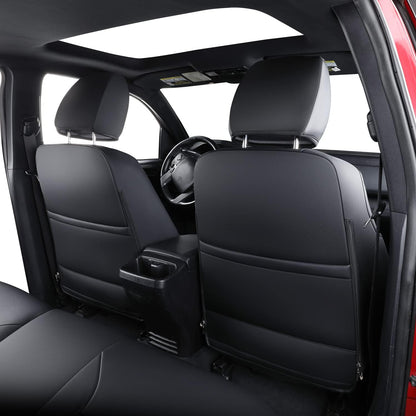Tacoma Full-Set Seat Covers Fit Tacoma 2016 2017 2018 2019 2020 2021 2022 2023 Double/Crew Cab Only, with Faux Leather