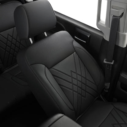 2007-2024 Silverado seat covers Custom&Sierra 1500 2500 3500HD Trucks leather CustomSeat Covers Cars Pickups Full Set, Fit Trims Like LT,LTZ,RST