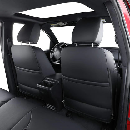 Tacoma Seat Covers, Custom fit 2016-2023 Faux Leather Tacoma SR SR5 TRD Sport TRD Off-Road PreRunner Crew Double Cab