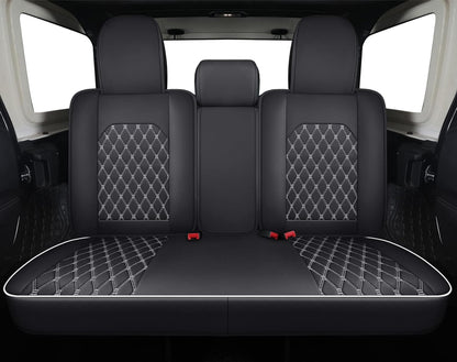 Jeep Wrangler JK JL Front Seat Covers Custom Fit 2/4 Door 2007-2024 Unlimited Rubicon 392 Sahara Willys Sport High Altitude Truck Pickup Waterproof Leather