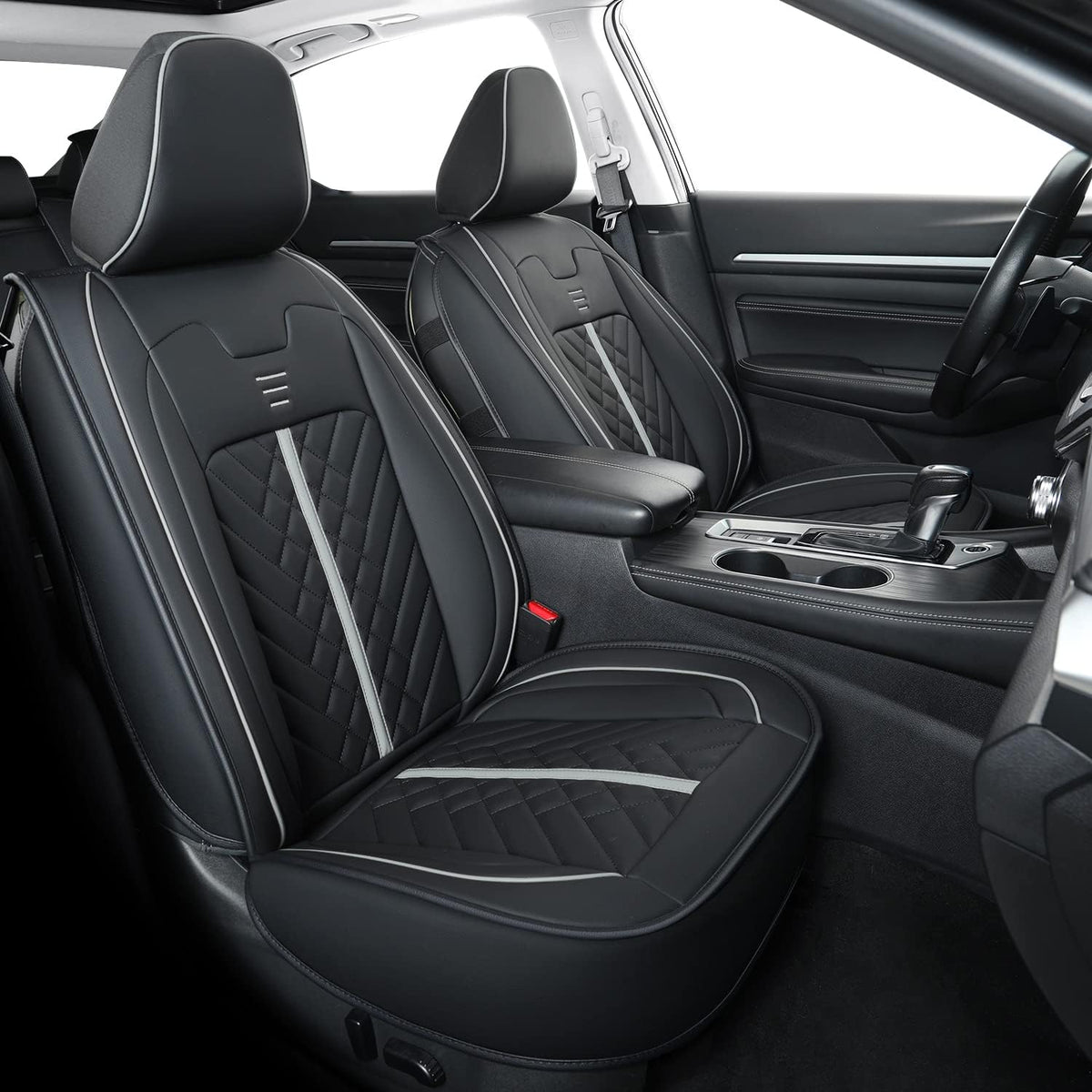Altima Seat Covers, fit for 2013-2024 Nissan Altima S SR SV SL Platinum Sedan with Water Proof Faux Leather