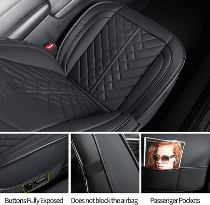 Altima Seat Covers, fit for 2013-2024 Nissan Altima S SR SV SL Platinum Sedan with Water Proof Faux Leather