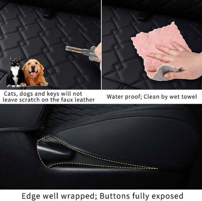 Tacoma Seat Covers, Custom fit 2016-2023 Faux Leather Tacoma SR SR5 TRD Sport TRD Off-Road PreRunner Crew Double Cab
