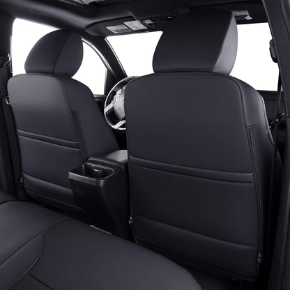 Tacoma Seat Covers  Custom Fit 2016-2023 Tacoma Crew Cab with Faux Leather