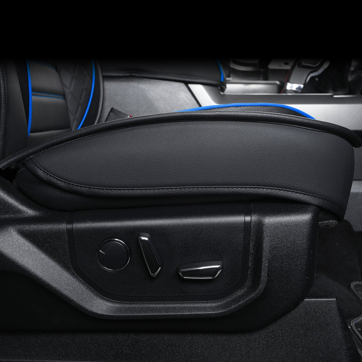 F150 Seat Covers Full Set with Waterproof Leather, Automotive Vehicle Cushion Cover for Cars SUV Pick-up Truck Fit for 2009 to 2024 Ford F150 Carhartt and 2017 to 2023 F250 F350 F450