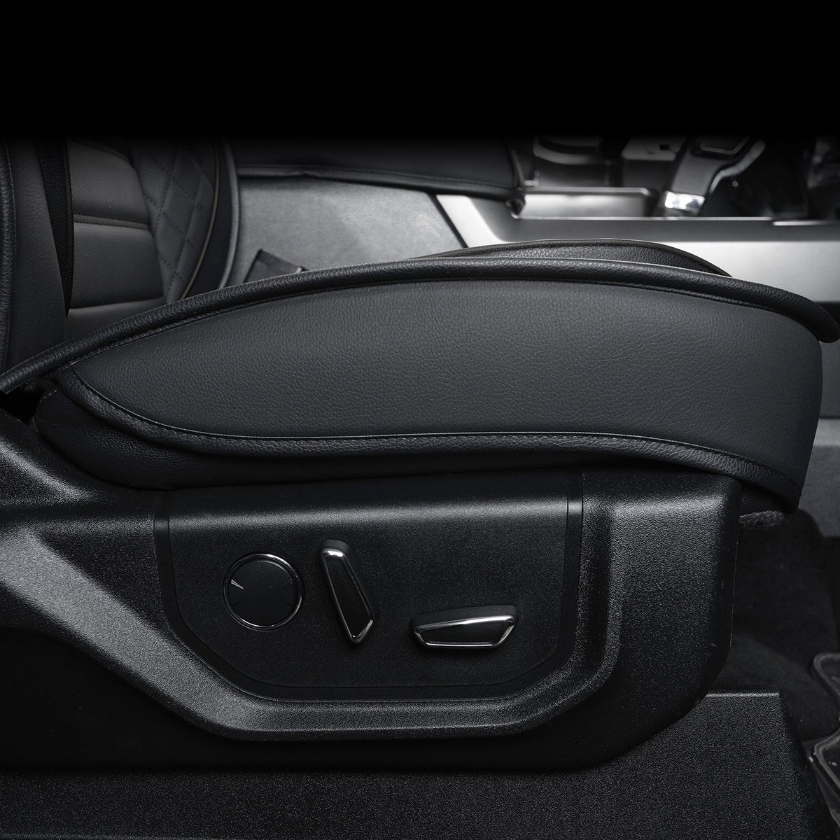 F150 Seat Covers Full Set with Waterproof Leather, Automotive Vehicle Cushion Cover for Cars SUV Pick-up Truck Fit for 2009 to 2024 Ford F150 Carhartt and 2017 to 2023 F250 F350 F450