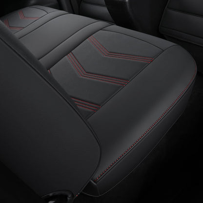 2005-2023 Tacoma Seat Covers Full Set Waterproof leather for Tacoma Double/Crew Cab SR SR5 TRD Sport TRD Off-Road PreRunner Trims, with Waterproof Faux Leather All-enveloping, four seasons general, wear-resistant and scratch-resistant