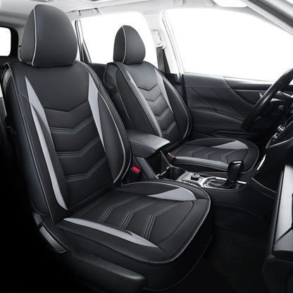 Subaru Seat Forester/Outback Covers Full Set, fit for 2014-2024 Subaru Forester Outback Sport Limited Touring Platinum with Water Proof Faux Leather Versatile, comfortable leather for all seasons