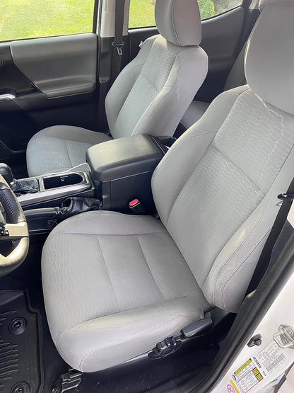2005-2023 Tacoma Seat Covers Full Set Waterproof leather for Tacoma Double/Crew Cab SR SR5 TRD Sport TRD Off-Road PreRunner Trims, with Waterproof Faux Leather All-enveloping, four seasons general, wear-resistant and scratch-resistant