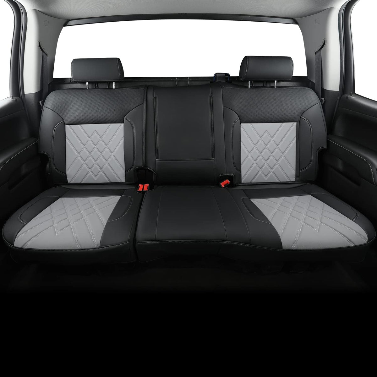 Chevy Sliverado Leather truck Seat  Covers 2014-2018 For1500&2500&3500HD Custom-made all-enveloped, all-season, waterproof leather