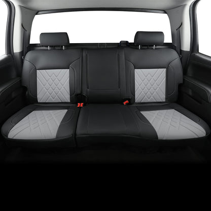 Chevy Sliverado Leather truck Seat  Covers 2014-2018 For1500&2500&3500HD Custom-made all-enveloped, all-season, waterproof leather