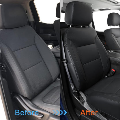 Custom Silverado Seat Covers 2007-2024 Chevrolet Silverado Sierra 1500/2500HD/3500HD crew, all-covered seat covers，dual, extended cab, waterproof leather, , all seasons