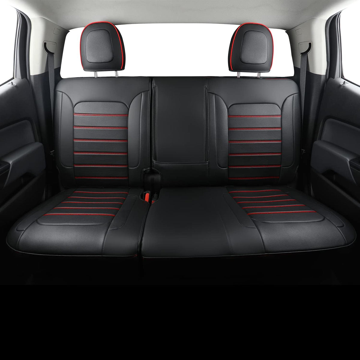 Colorado Seat Covers suitable for Chevrolet 2015-2022 Colorado cab Z71 LT ZR2 work truck and 2015-2024 GMC Canyon fully enclosed seat cover with waterproof faux leather