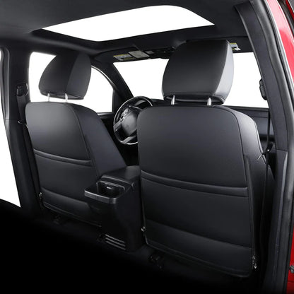 Tacoma Seat Covers Fit for 2016-2023 Tacoma Crew Cab/Double Cab with Water Proof Faux Leather