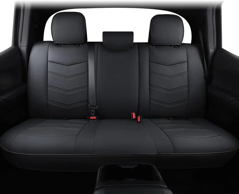 2005-2023 Tacoma Seat Covers Full Set Waterproof leather for Tacoma Double/Crew Cab SR SR5 TRD Sport TRD Off-Road PreRunner Trims, with Waterproof Faux Leather All-enveloping, four seasons general, wear-resistant and scratch-resistant