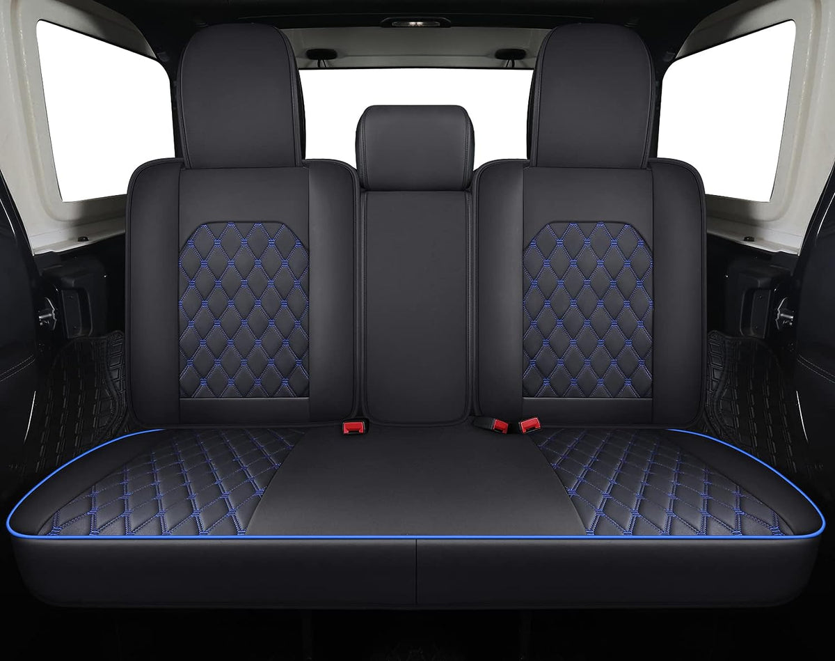 Jeep Wrangler JK JL Front Seat Covers Custom Fit 2/4 Door 2007-2024 Unlimited Rubicon 392 Sahara Willys Sport High Altitude Truck Pickup Waterproof Leather
