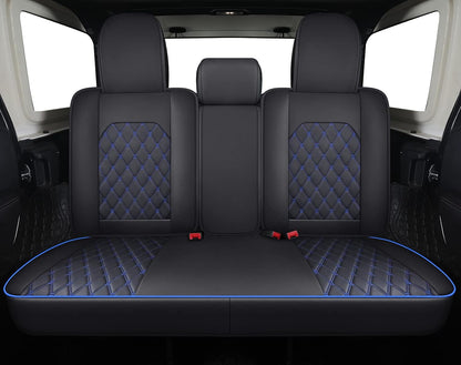 Jeep Wrangler JK JL Front Seat Covers Custom Fit 2/4 Door 2007-2024 Unlimited Rubicon 392 Sahara Willys Sport High Altitude Truck Pickup Waterproof Leather