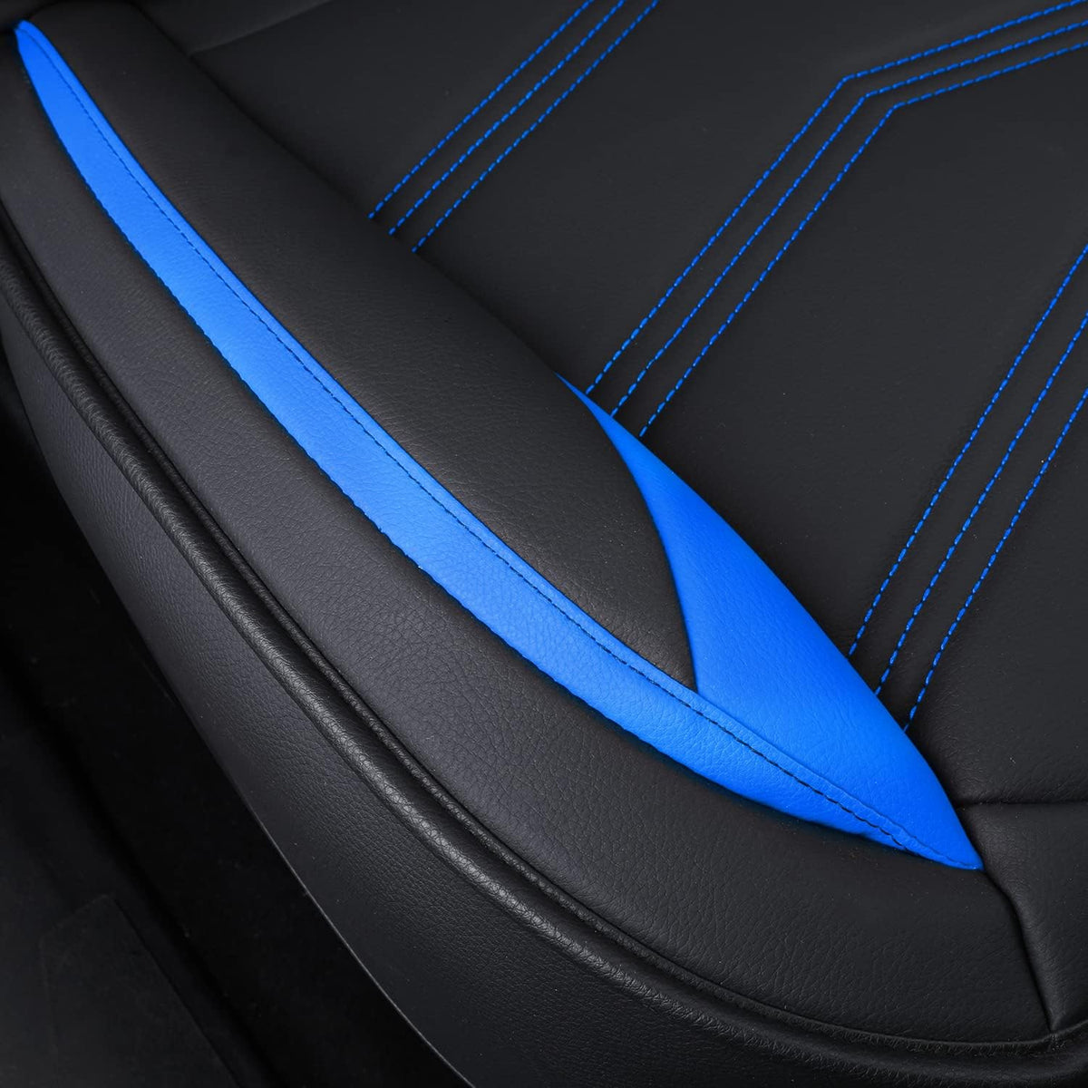 2005-2023 Tacoma Seat Covers Full Set Waterproof leather for Tacoma Double/Crew Cab SR SR5 TRD Sport TRD Off-Road PreRunner Trims, with Waterproof Faux Leather All-enveloping, four seasons general, wear-resistant and scratch-resistant