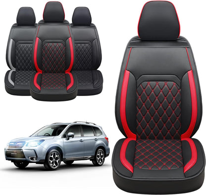 2014-2024 Subaru/Forester Outback Custom Seat Covers Accessories Full Set Fit Premium Sport Wilderness Limited Touring Base with Waterproof FauxLeather