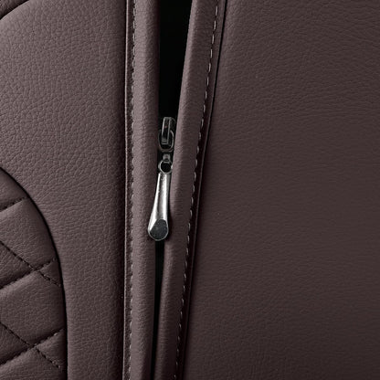 Silverado Seat Covers, Fit for 2019-2023 Chevy Silverado GMC Sierra 1500 and 2020-2023 2500HD 3500HD Crew Cab Water Proof Faux Leather
